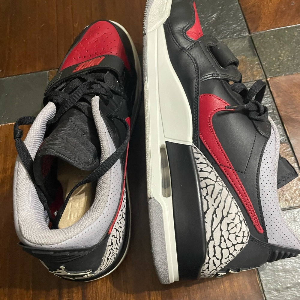 Nike Air JORDAN LEGACY 312 BRED CEMENT (color) EUC size 13 - Picture 10 of 15
